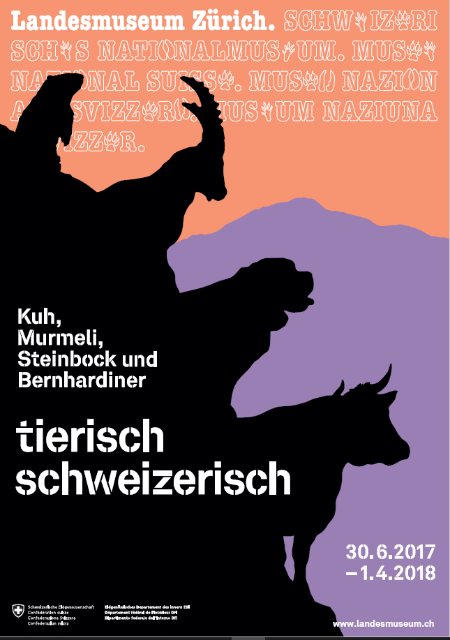 Poster Tierisch Schweizerisch Ausstellung