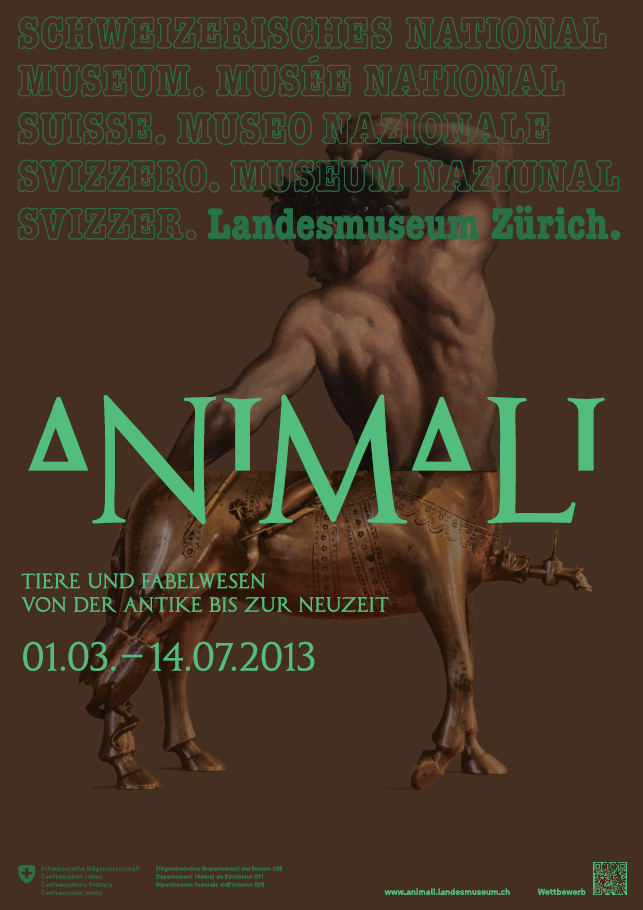 Poster Animali Ausstellung