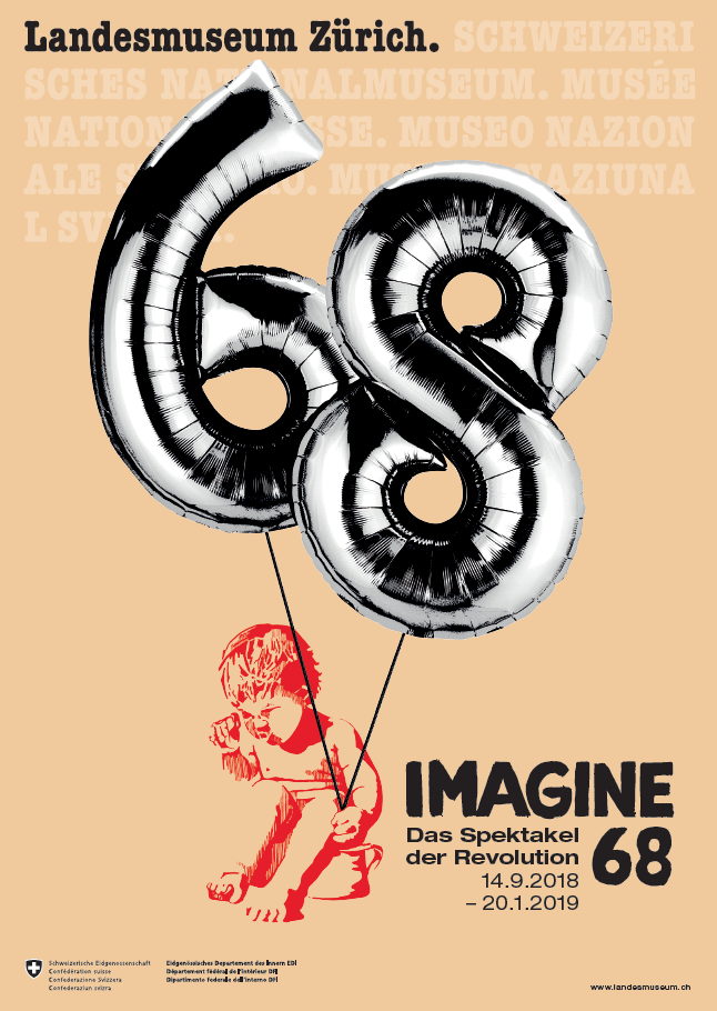 Poster Imagine 68 Ausstellung