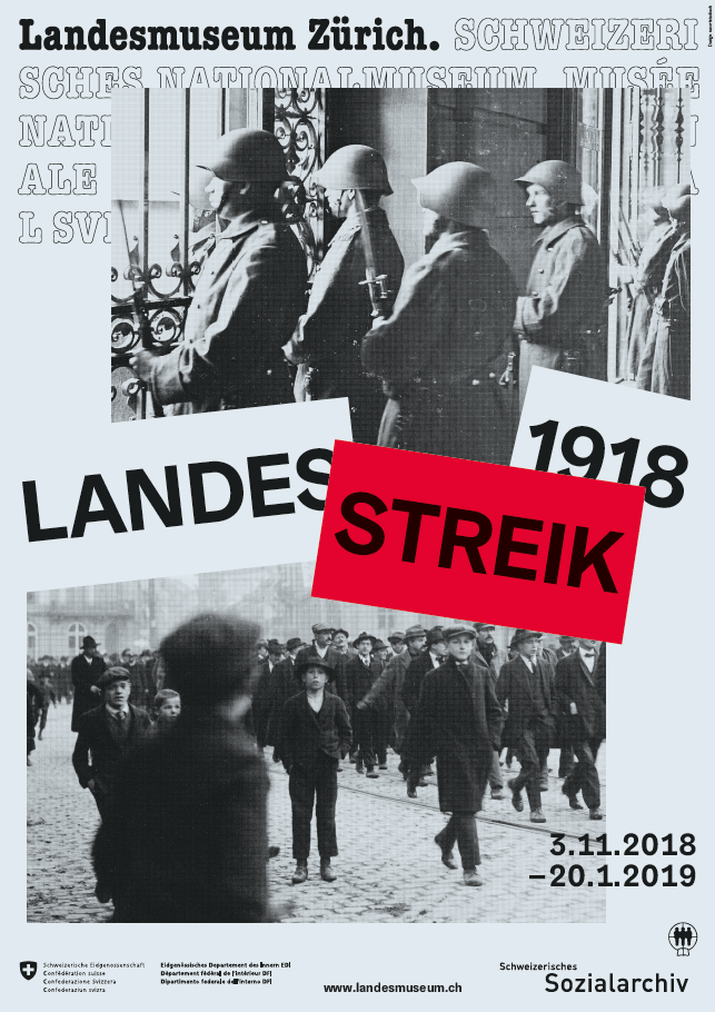 Poster Landesstreik Ausstellung