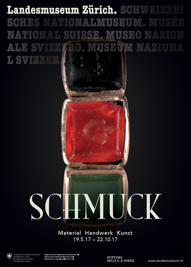 Poster Schmuck Ausstellung